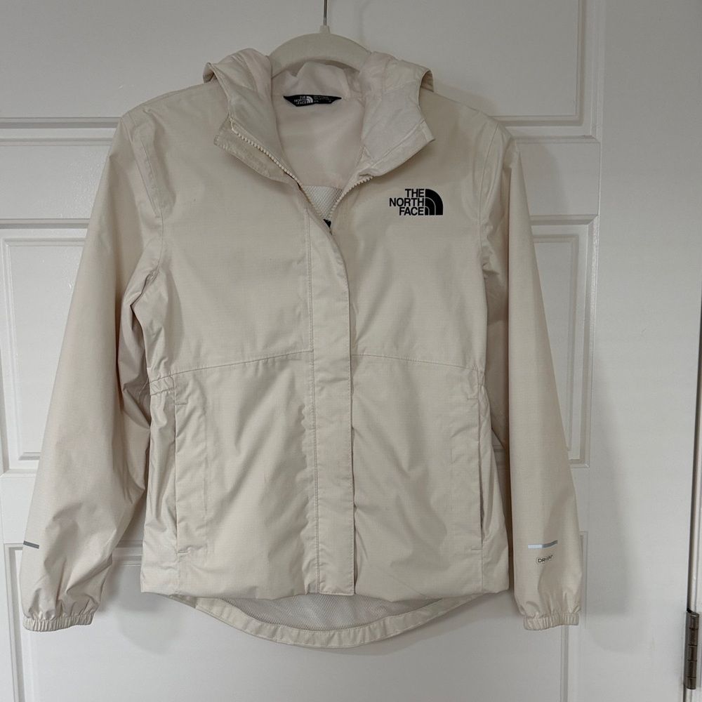 The North Face Women's Hooded Utility Jacket in Creamy Off-White